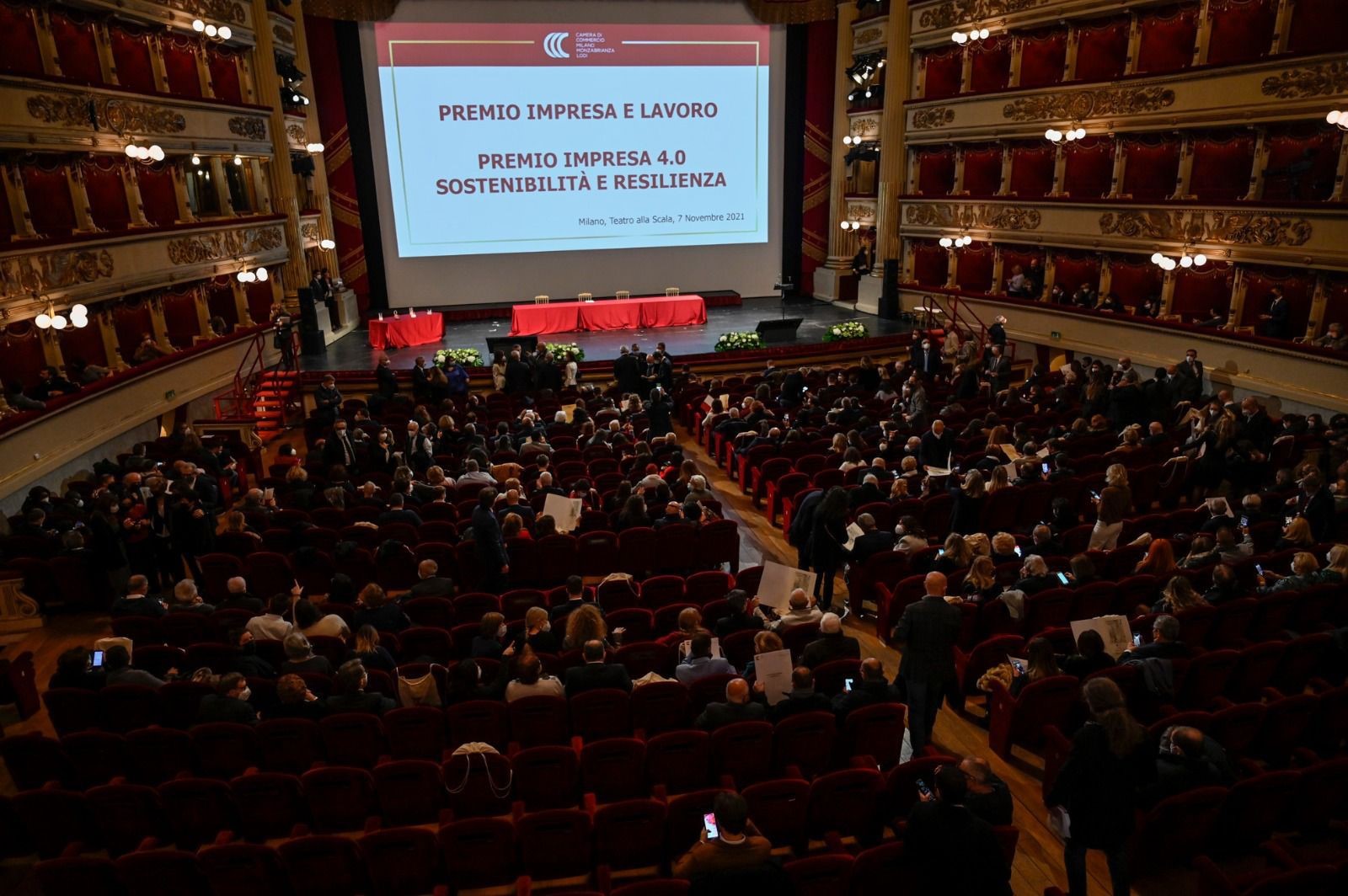 Alla Scala Il Premio Impresa E Lavoro Promosso Dalla Camera Di