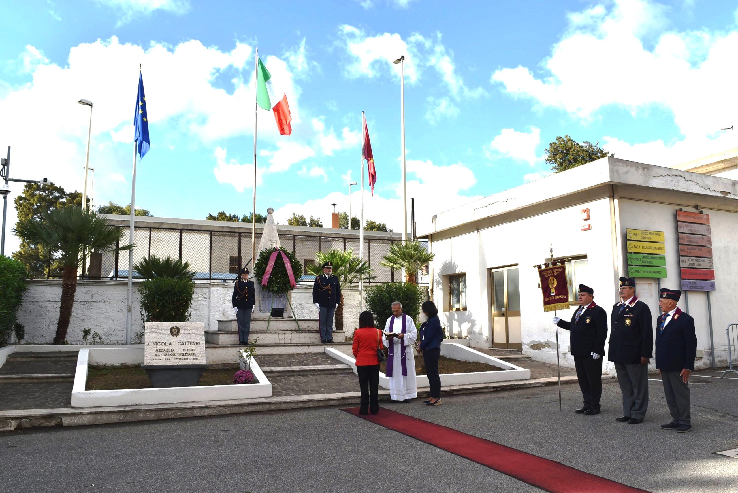 Commemorazione Dei Defunti Questura Di Messina Rende Gli Onori Ai