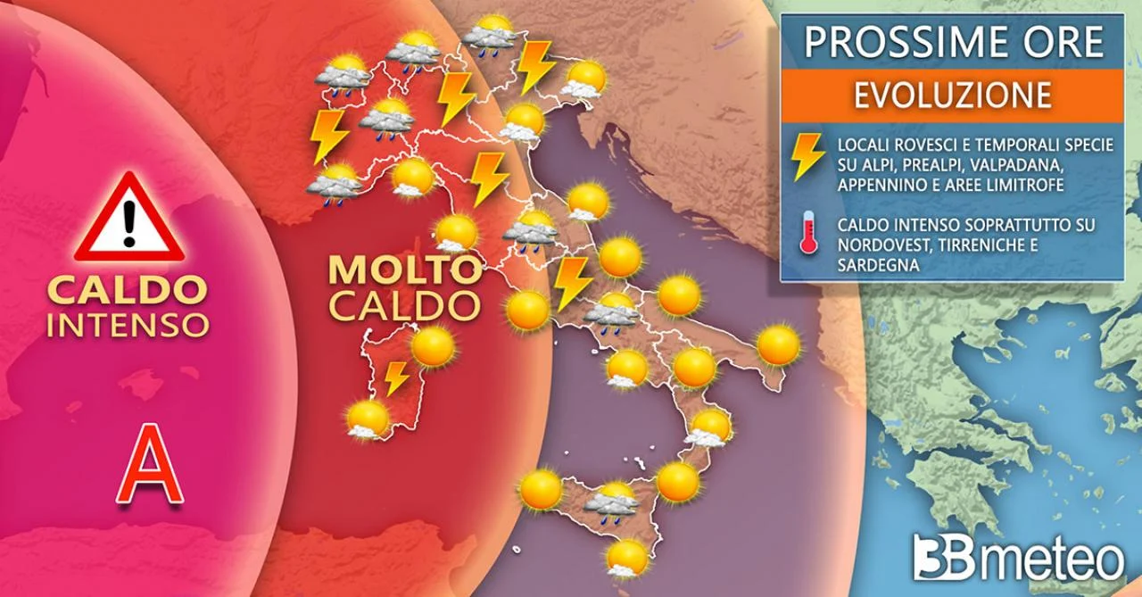 Meteo: Prossimi Giorni Non Solo Caldo Anticiclone Ma Anche Improvvisi ...