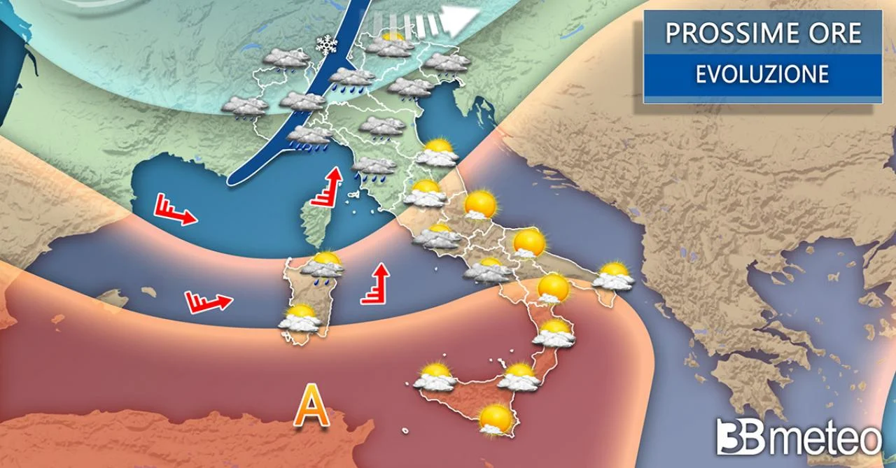 Meteo: Perturbazione Filtra L'anticiclone - Imgpress